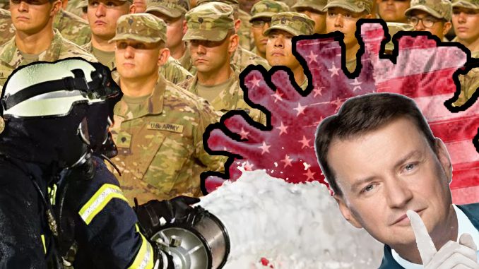 żołnierzy USA o zarażenie Polaków