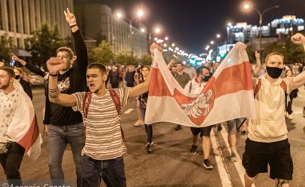 protesty na Białorusi