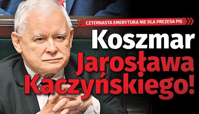 Kaczyński nie dostanie czternastej emerytury
