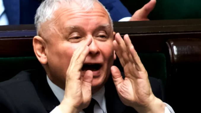 Kaczyński aż fika z radości