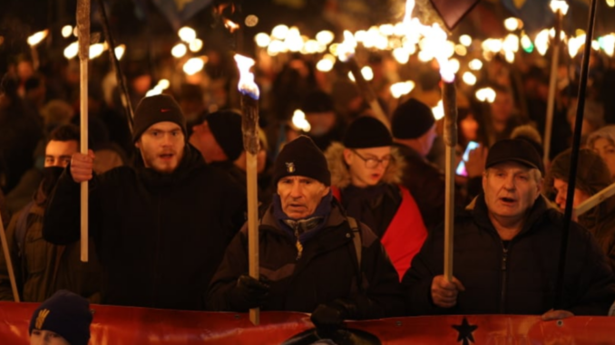W obchodach urodzin Bandery w 20 obwodach Ukrainy wzięło udział 3,5 tys. osób [+WIDEO/+FOTO]