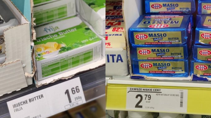 Masło w Niemczech tańsze niż w Polsce