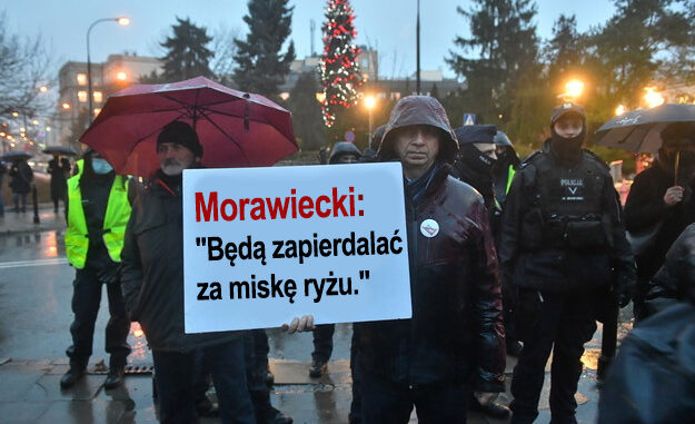 Morawiecki: "Będą zapierdalać za miskę ryżu."