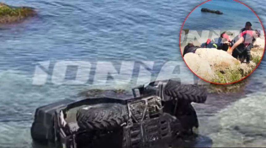 Wypadek Polaków w Grecji. Jechali quadem. Skończyli w morzu