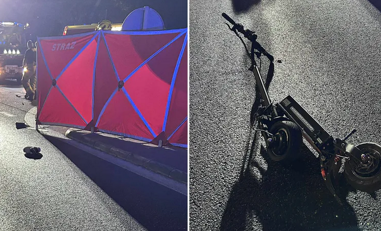 Tragedia na Mazowszu. Jechali jedną hulajnogą. Nie żyją