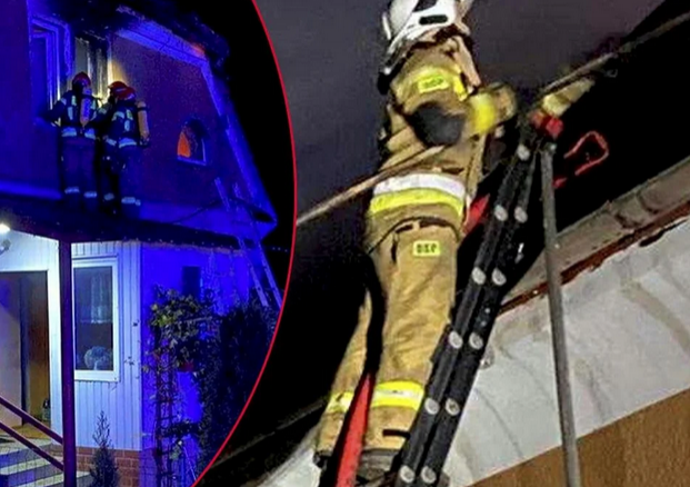Tragedia pod Kętrzynem. 13-latka i mężczyzna zginęli w pożarze domu