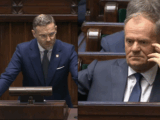 Bogucki mocno do Tuska w Sejmie: Na czyim łańcuchu pan wtedy był?