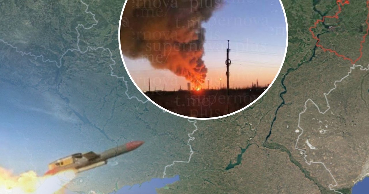 Zmasowany atak Ukrainy na najważniejsze obiekty przemysłowe w Rosji