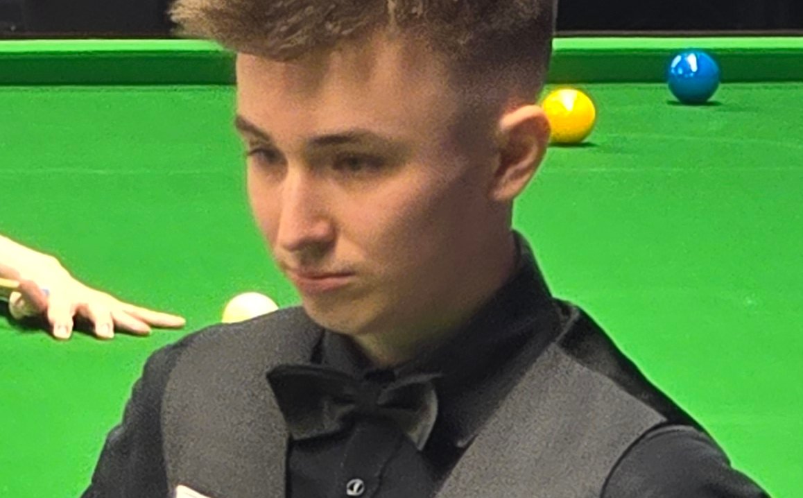 Antoni Kowalski zachwycił pewnością siebie na mistrzostwach świata w snookerze