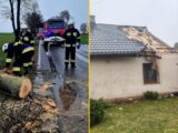 Silne wichury sieją spustoszenie w Polsce: tysiące interwencji strażaków
