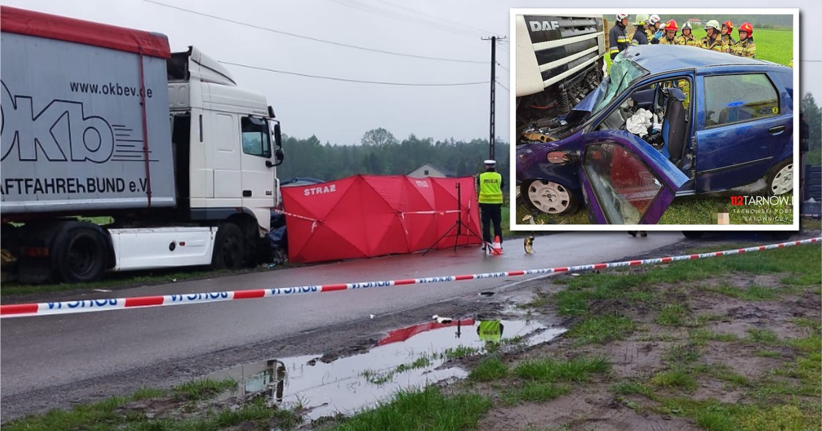 Tragiczny wypadek w Smykowie: Zginęli ojciec i dwóch synów