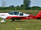 Awionetka Viper SD-4 ląduje awaryjnie na lotnisku w Michałkowie