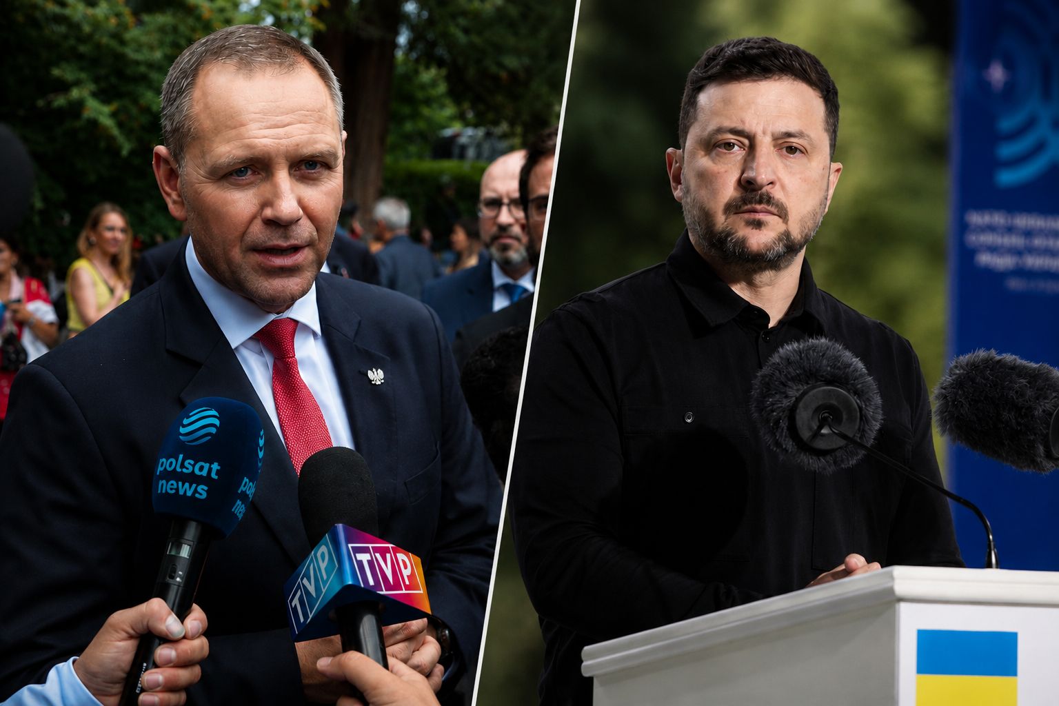 Polacy podzieleni w sprawie odebrania Zełenskiemu Orderu Orła Białego