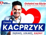Kontrowersje wokół młodego działacza i lekarza Dawida Kacprzyka