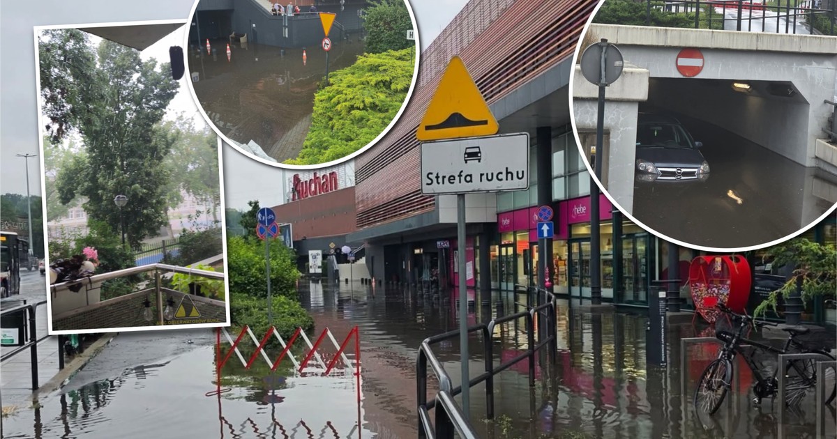 Gwałtowna burza i ulewy paraliżują Bydgoszcz – setki interwencji