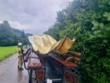 Silne burze nad Polską: interwencje strażaków i szkody