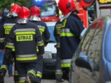 Ewakuacja hotelu po uszkodzeniu ściany w Sobocie